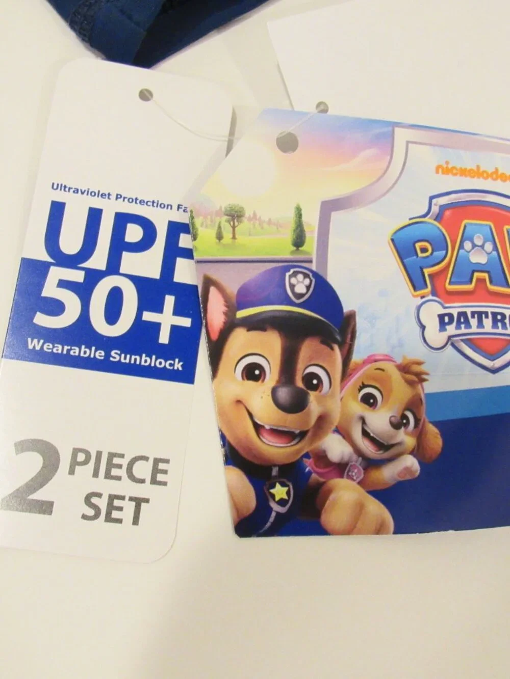 NEW BOYS 18 MONTHS 2-PIECE UPF 50+ SWIM SET-LICENSED PAW PATROL
